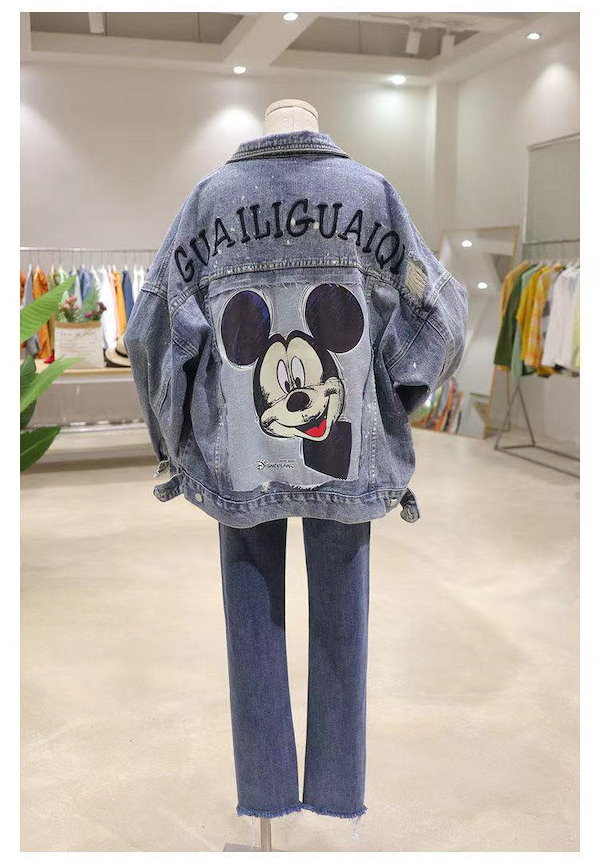Qoo10] ディズニーミッキー デニムジャケット コ