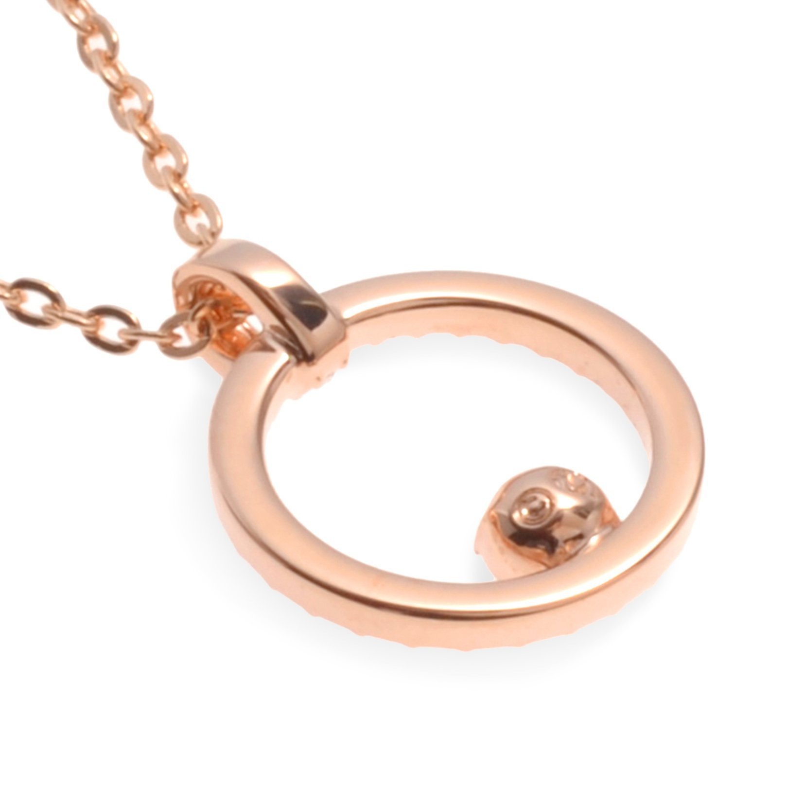 [スワロフスキー] SWAROVSKI ネックレス クリア クリスタル パヴェ サークル Creativity Circle ペンダント ローズゴールド・コーティング 5202446 [並行輸入品]