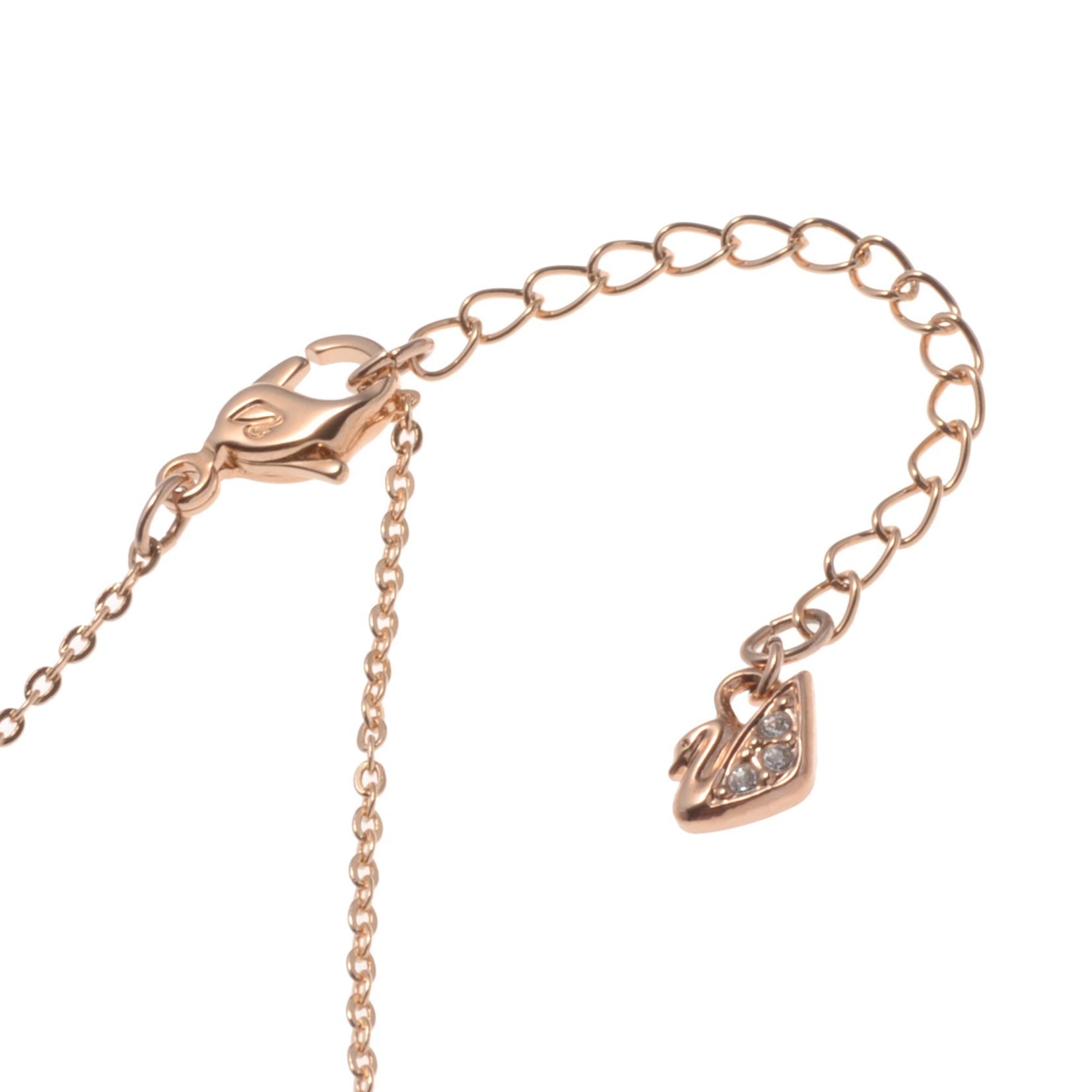 [スワロフスキー] SWAROVSKI ネックレス クリア クリスタル パヴェ サークル Creativity Circle ペンダント ローズゴールド・コーティング 5202446 [並行輸入品]