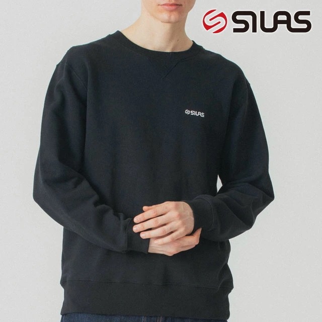 クラシック クルーネックスウェット [110251012003] CLASSIC CREWNECK SWEAT メンズ トップス トレーナー ワンポイントロゴ BLACK 正規取扱店