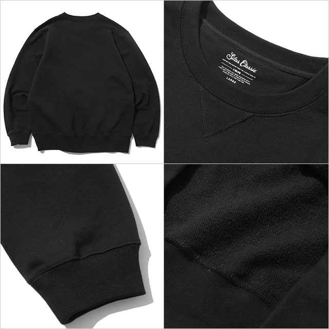 クラシック クルーネックスウェット [110251012003] CLASSIC CREWNECK SWEAT メンズ トップス トレーナー ワンポイントロゴ BLACK 正規取扱店