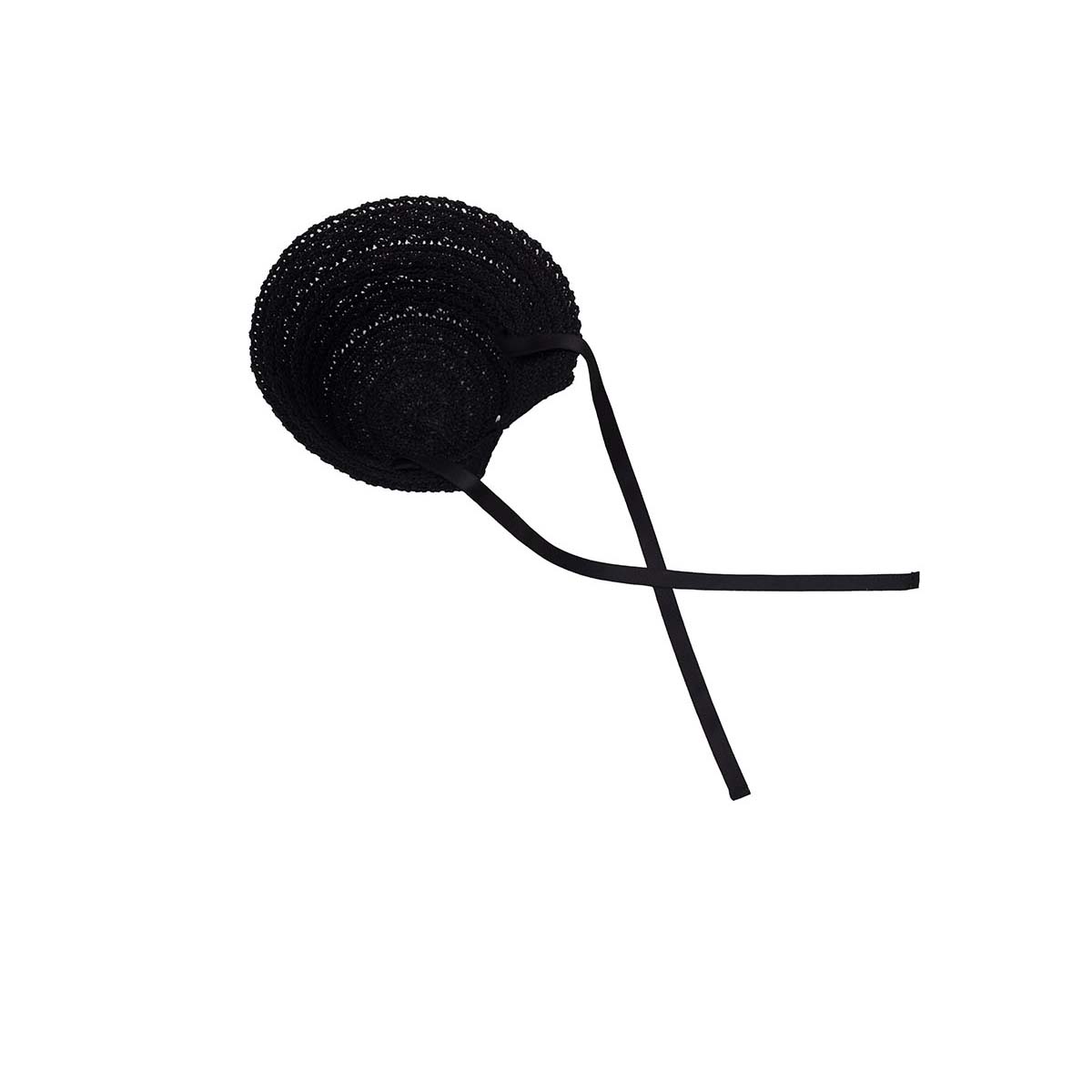 J.LETTER ペーパーヤーンハット(BLACK)IU パクミニョン 韓国ドラマ 韓国ファッション レディース アクセサリー
