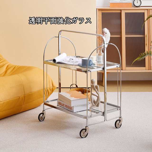 可動棚 ラック 透明折り畳み収納式の移動可能な荷台用カート 収納ラック 可動棚 ラック 透明折り畳み収納式の移動可能な荷台用カート 収納ラック