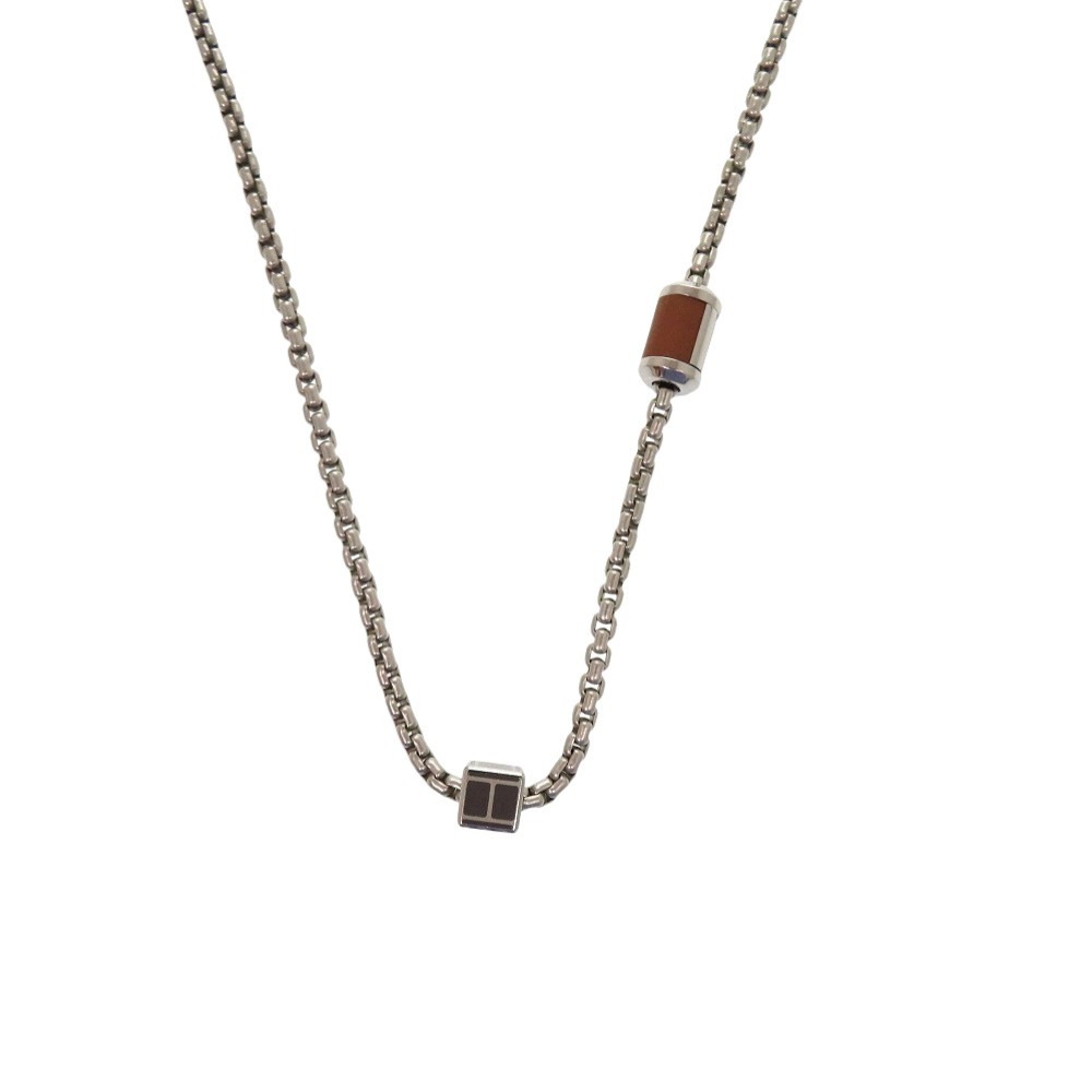 美品 メリ メロ ネックレス メタル/バッファローホーン シルバー 0812【中古】 レディース 美品 メリ メロ ネックレス メタル/バッファローホーン シルバー 0812【中古】 レディース