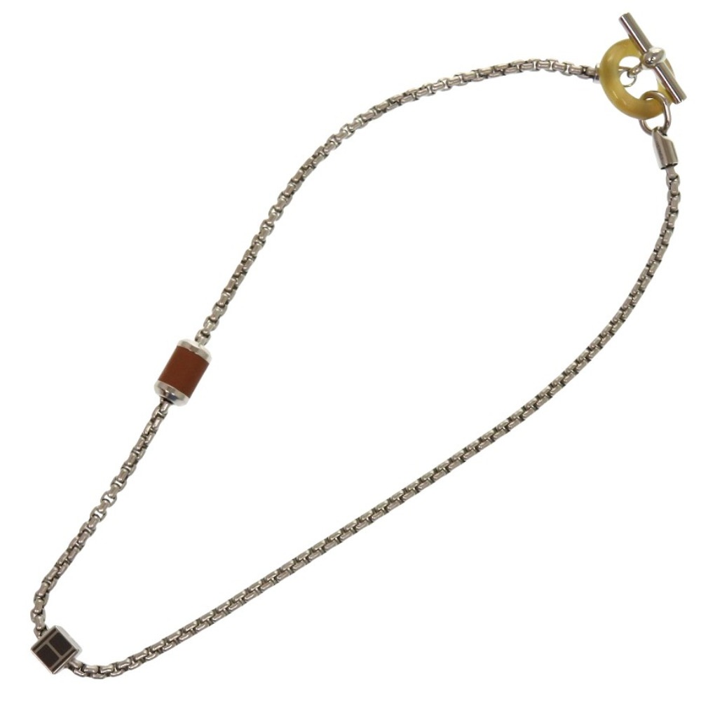 美品 メリ メロ ネックレス メタル/バッファローホーン シルバー 0812【中古】 レディース 美品 メリ メロ ネックレス メタル/バッファローホーン シルバー 0812【中古】 レディース