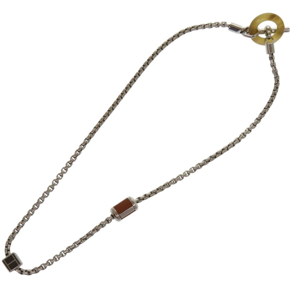 美品 メリ メロ ネックレス メタル/バッファローホーン シルバー 0812【中古】 レディース 美品 メリ メロ ネックレス メタル/バッファローホーン シルバー 0812【中古】 レディース