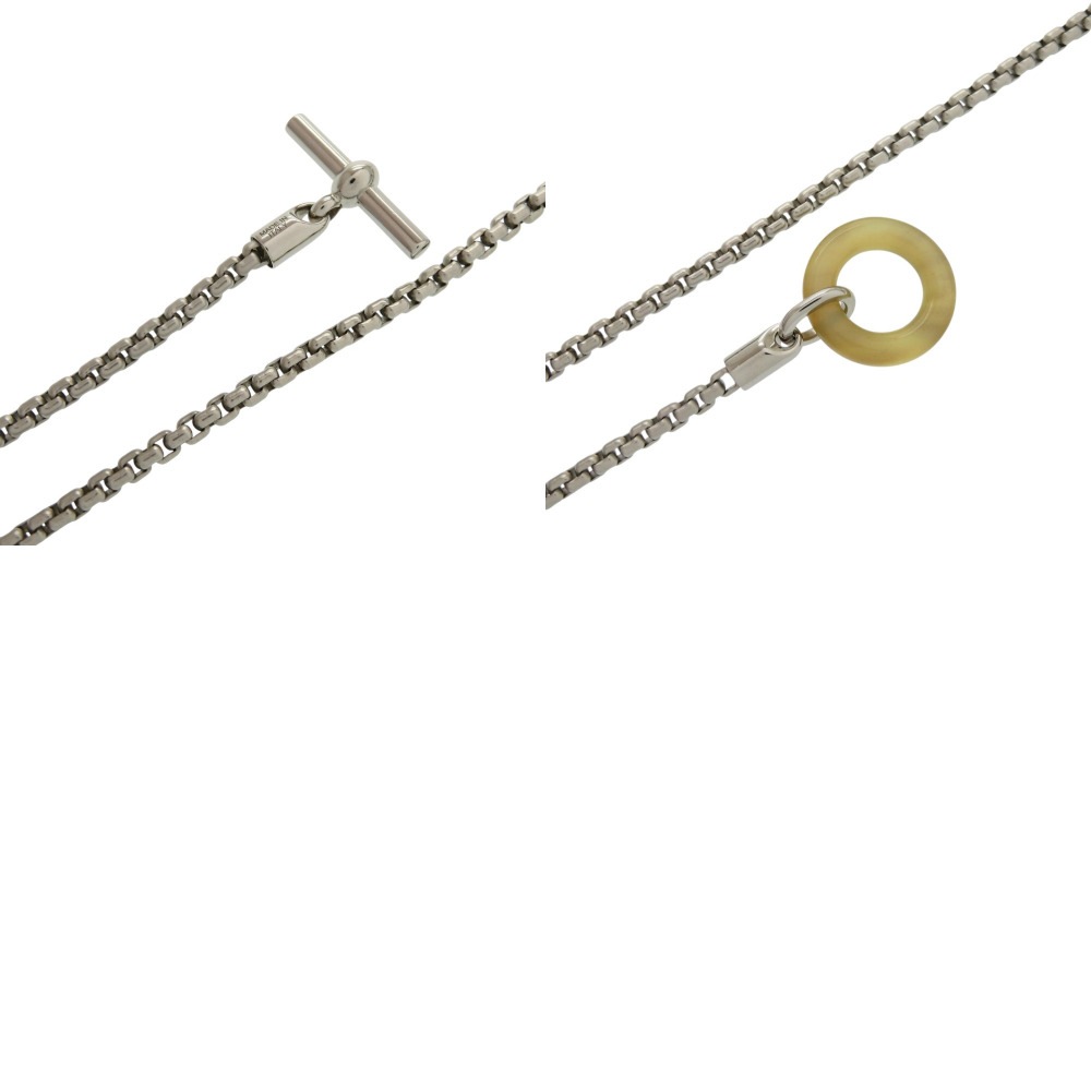 美品 メリ メロ ネックレス メタル/バッファローホーン シルバー 0812【中古】 レディース 美品 メリ メロ ネックレス メタル/バッファローホーン シルバー 0812【中古】 レディース