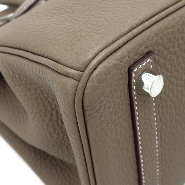 エルメス HERMES ハンドバッグ バーキン25 トゴ エトゥープ シルバー金具 グレージュ Z刻印 【箱】【中古】 エルメス HERMES ハンドバッグ バーキン25 トゴ エトゥープ シルバー金具 グレージュ Z刻印 【箱】【中古】