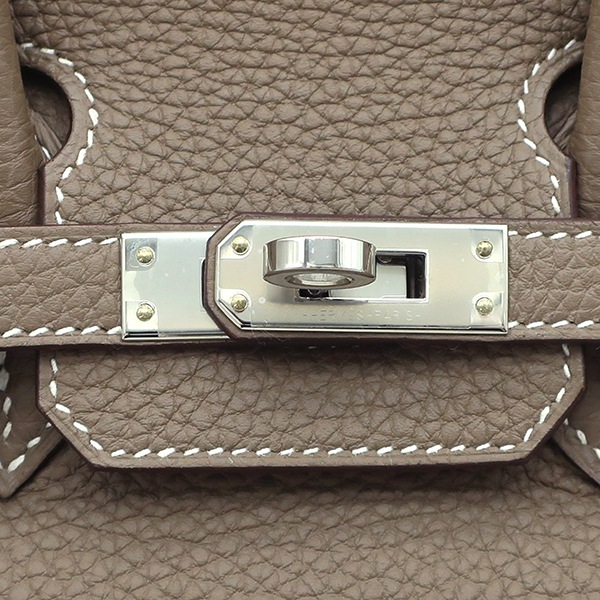 エルメス HERMES ハンドバッグ バーキン25 トゴ エトゥープ シルバー金具 グレージュ Z刻印 【箱】【中古】 エルメス HERMES ハンドバッグ バーキン25 トゴ エトゥープ シルバー金具 グレージュ Z刻印 【箱】【中古】