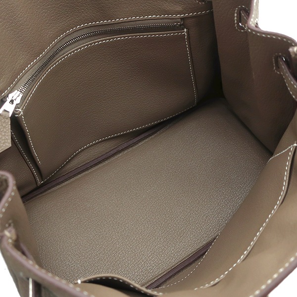エルメス HERMES ハンドバッグ バーキン25 トゴ エトゥープ シルバー金具 グレージュ Z刻印 【箱】【中古】 エルメス HERMES ハンドバッグ バーキン25 トゴ エトゥープ シルバー金具 グレージュ Z刻印 【箱】【中古】