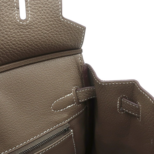エルメス HERMES ハンドバッグ バーキン25 トゴ エトゥープ シルバー金具 グレージュ Z刻印 【箱】【中古】 エルメス HERMES ハンドバッグ バーキン25 トゴ エトゥープ シルバー金具 グレージュ Z刻印 【箱】【中古】
