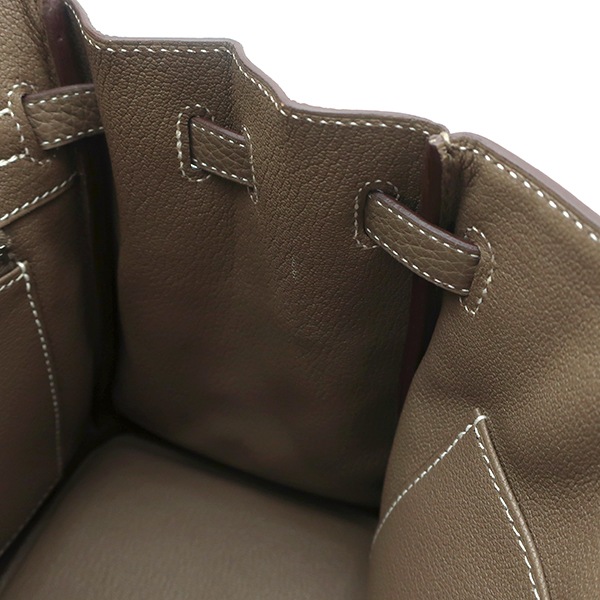 エルメス HERMES ハンドバッグ バーキン25 トゴ エトゥープ シルバー金具 グレージュ Z刻印 【箱】【中古】 エルメス HERMES ハンドバッグ バーキン25 トゴ エトゥープ シルバー金具 グレージュ Z刻印 【箱】【中古】