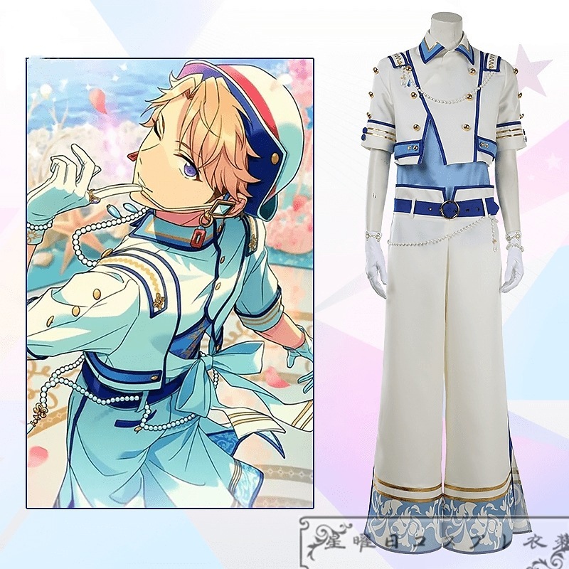ES あんさんぶるスターズ フィーチャースカウト 嵐編 最高の自分 鳴上嵐 コスプレ衣装 コスチューム ハロウィン 装服 仮装 ES あんさんぶるスターズ フィーチャースカウト 嵐編 最高の自分 鳴上嵐 コスプレ衣装 コスチューム ハロウィン 装服 仮装