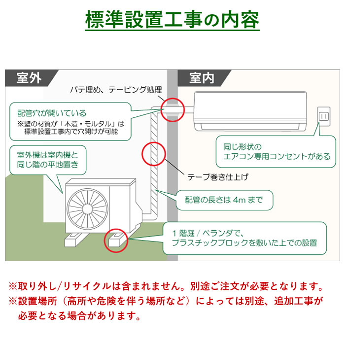 エアコン 26畳用 工事費込み 8.0kW 200V ズバ暖 霧ヶ峰 ZDシリーズ 2025年モデル MSZ-ZD8025S-W-SET ピュアホワイト MSZ-ZD8025S-W-ko4