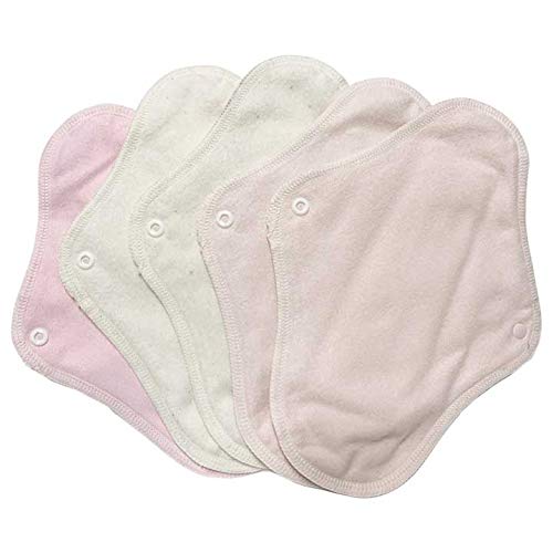 すぃーとこっとん 布ナプキン ネル一体型昼用5枚セット アルカリ洗剤付 日本製 (クラルテピンク) すぃーとこっとん 布ナプキン ネル一体型昼用5枚セット アルカリ洗剤付 日本製 (クラルテピンク)