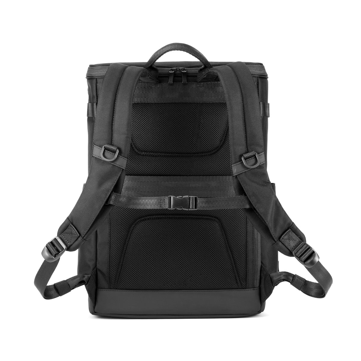 正規品5年保証 リュック ビジネス 通勤 通学 大容量 ボックス型 黒 シンプル 無地 ナイロン 大きめ ビジネス 旅行 PC タブレット B4 23L バフェクト 17623