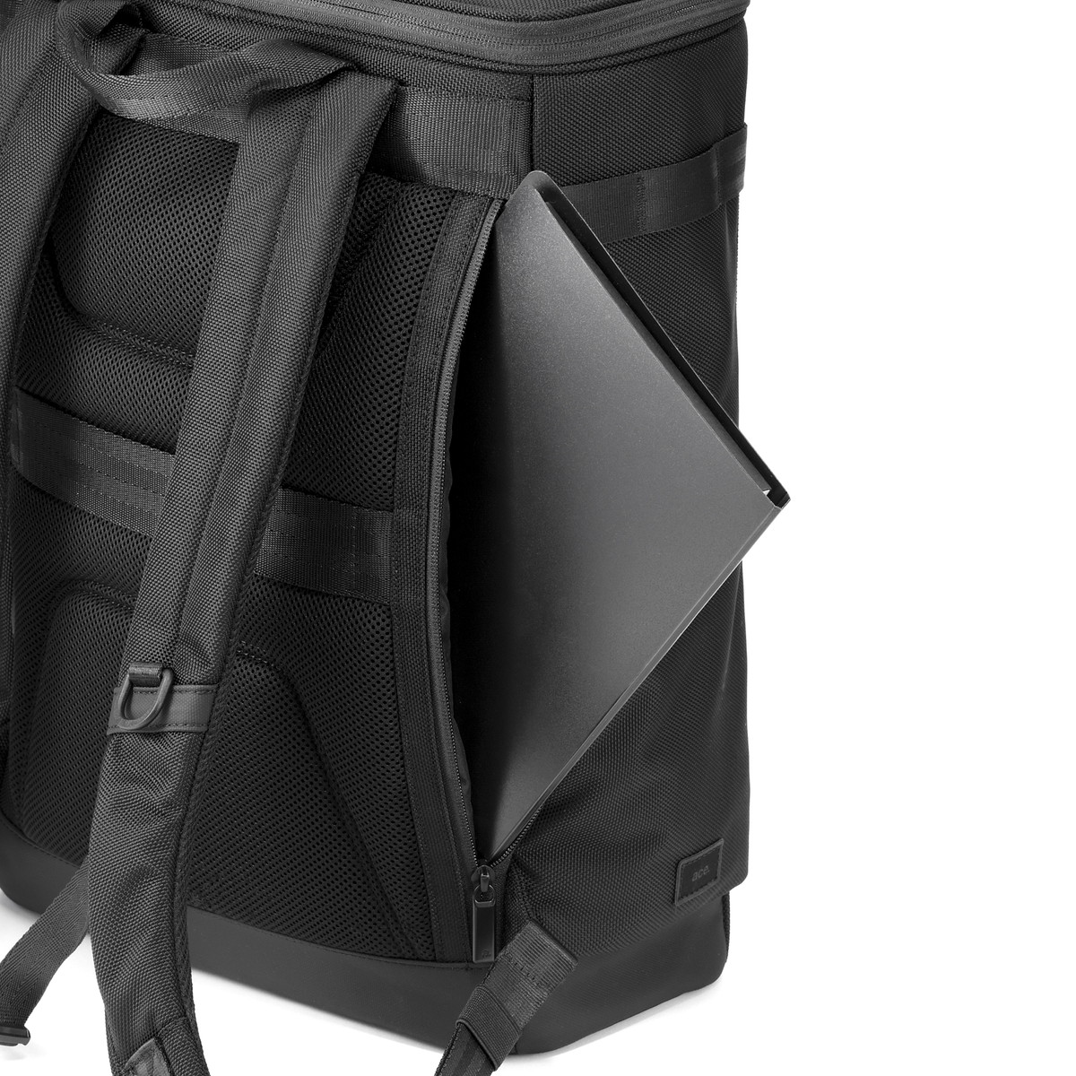 正規品5年保証 リュック ビジネス 通勤 通学 大容量 ボックス型 黒 シンプル 無地 ナイロン 大きめ ビジネス 旅行 PC タブレット B4 23L バフェクト 17623