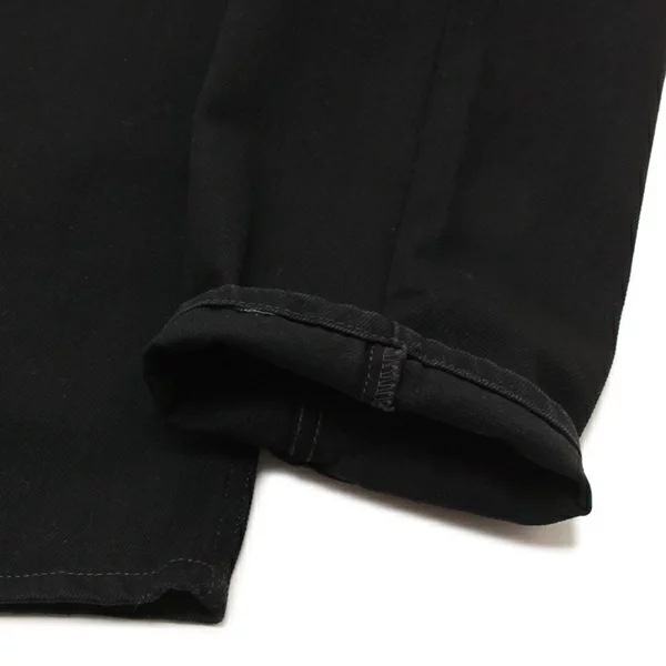 パンツ リラックスドフィット ワイドジーンズ USAライン ブラック