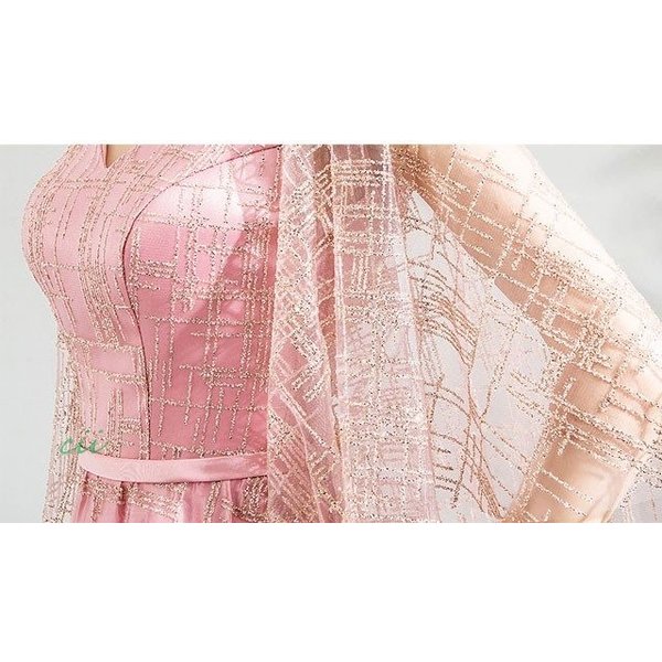 ピンク ドレス パーティードレス ゲストドレス スパンコール ロング丈 披露宴 結婚式 司会 イブニングドレス 華やか ロングドレス ピンク ドレス パーティードレス ゲストドレス スパンコール ロング丈 披露宴 結婚式 司会 イブニングドレス 華やか ロングドレス