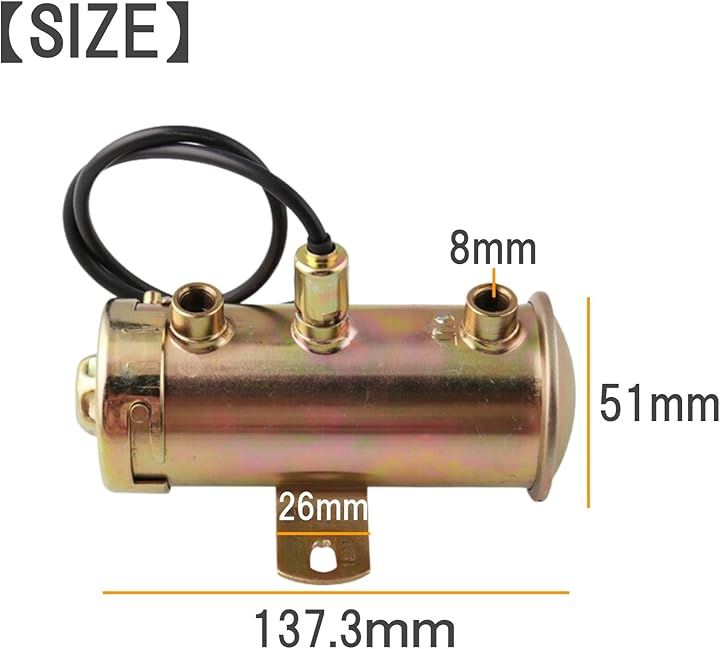 電磁ポンプ フューエルポンプ 燃料ポンプ 12V 旧車 キャブ車専用 キャブレター ウェーバー ミツバ ニスモ 等に適合 電磁ポンプ フューエルポンプ 燃料ポンプ 12V 旧車 キャブ車専用 キャブレター ウェーバー ミツバ ニスモ 等に適合