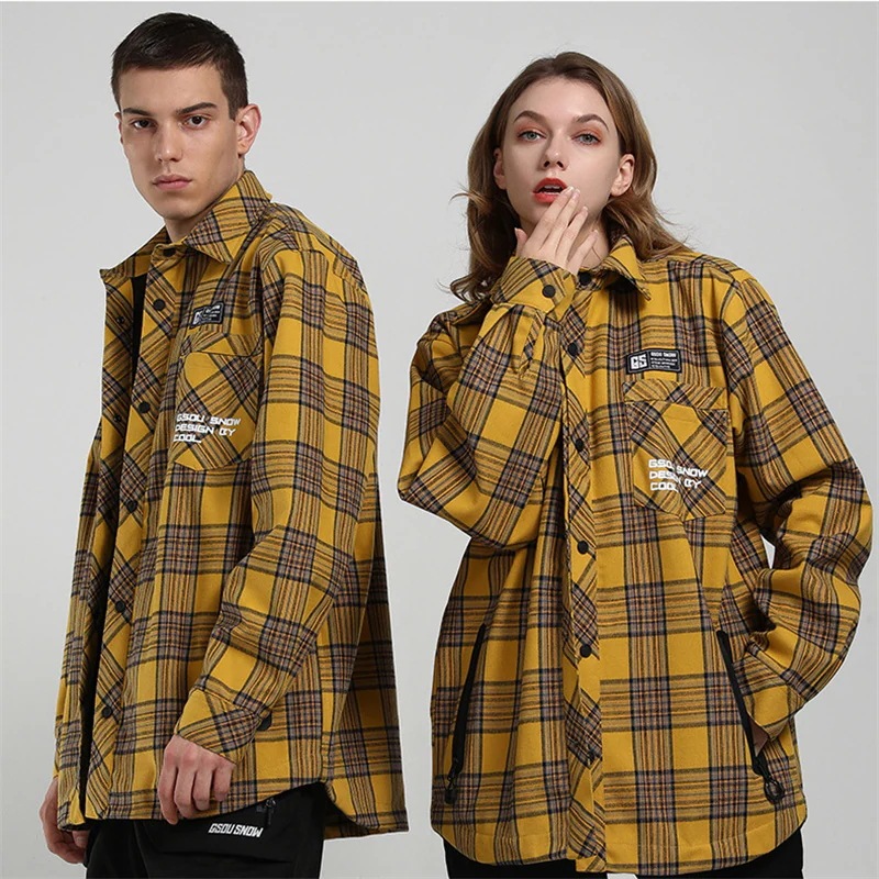 スノーボードウェア シャツ ジャケット 単品 レディース メンズ チェック柄 スノーウェア スキーウェア スノボ おしゃれ 防風防水防雪防寒保温通気 耐摩擦 韓国 Snowboardwea スノーボードウェア シャツ ジャケット 単品 レディース メンズ チェック柄 スノーウェア スキーウェア スノボ おしゃれ 防風防水防雪防寒保温通気 耐摩擦 韓国 Snowboardwea