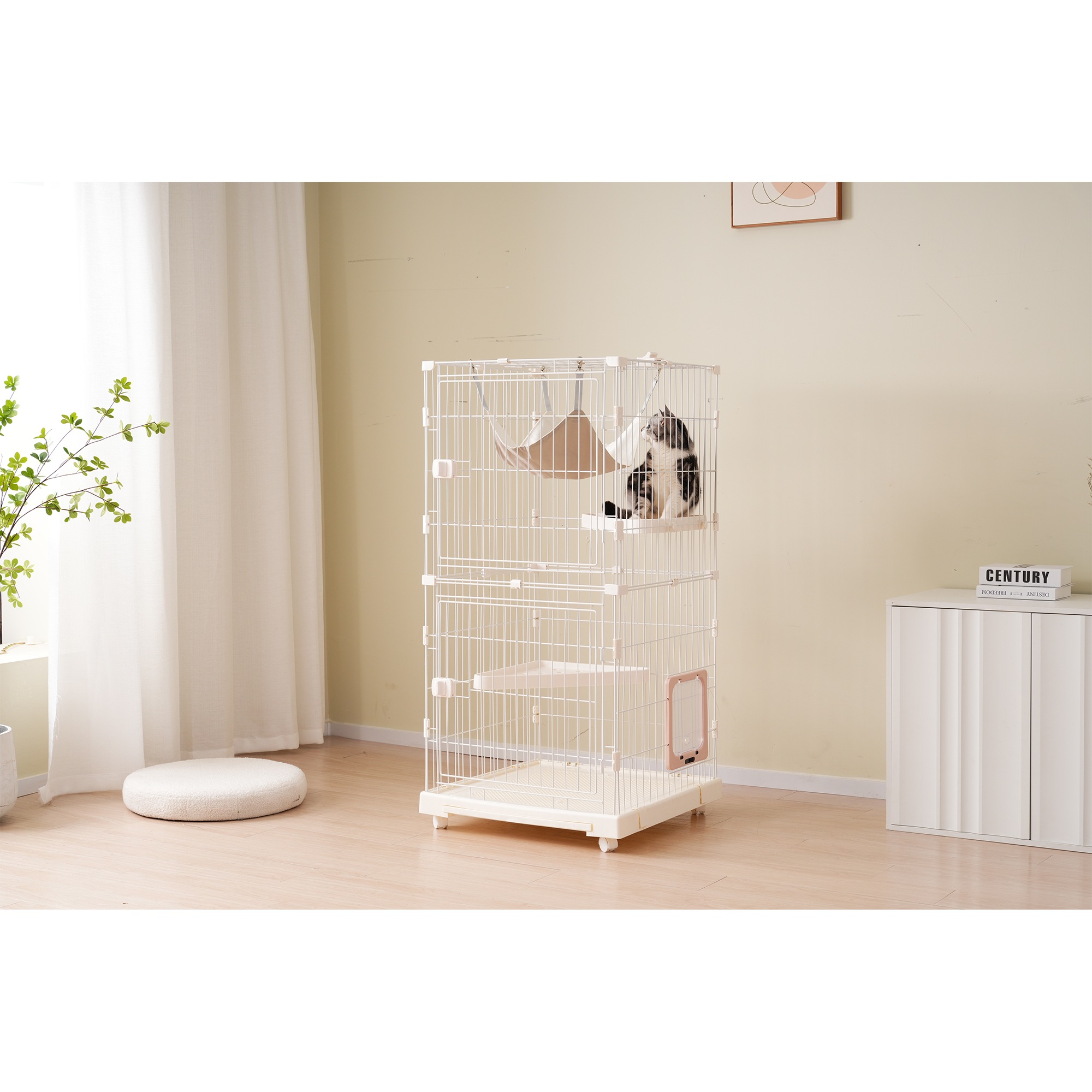 【安心保証】猫 掃除しやすいトレーケージ キャットケージ 2段 多頭飼い 引き出しトレー 自由組み合わせ 猫ドア キャットハウス ペット ゲージ 猫 ゲージ 大型 キャスター付き ハンモックネコ ハウ 【安心保証】猫 掃除しやすいトレーケージ キャットケージ 2段 多頭飼い 引き出しトレー 自由組み合わせ 猫ドア キャットハウス ペット ゲージ 猫 ゲージ 大型 キャスター付き ハンモックネコ ハウ