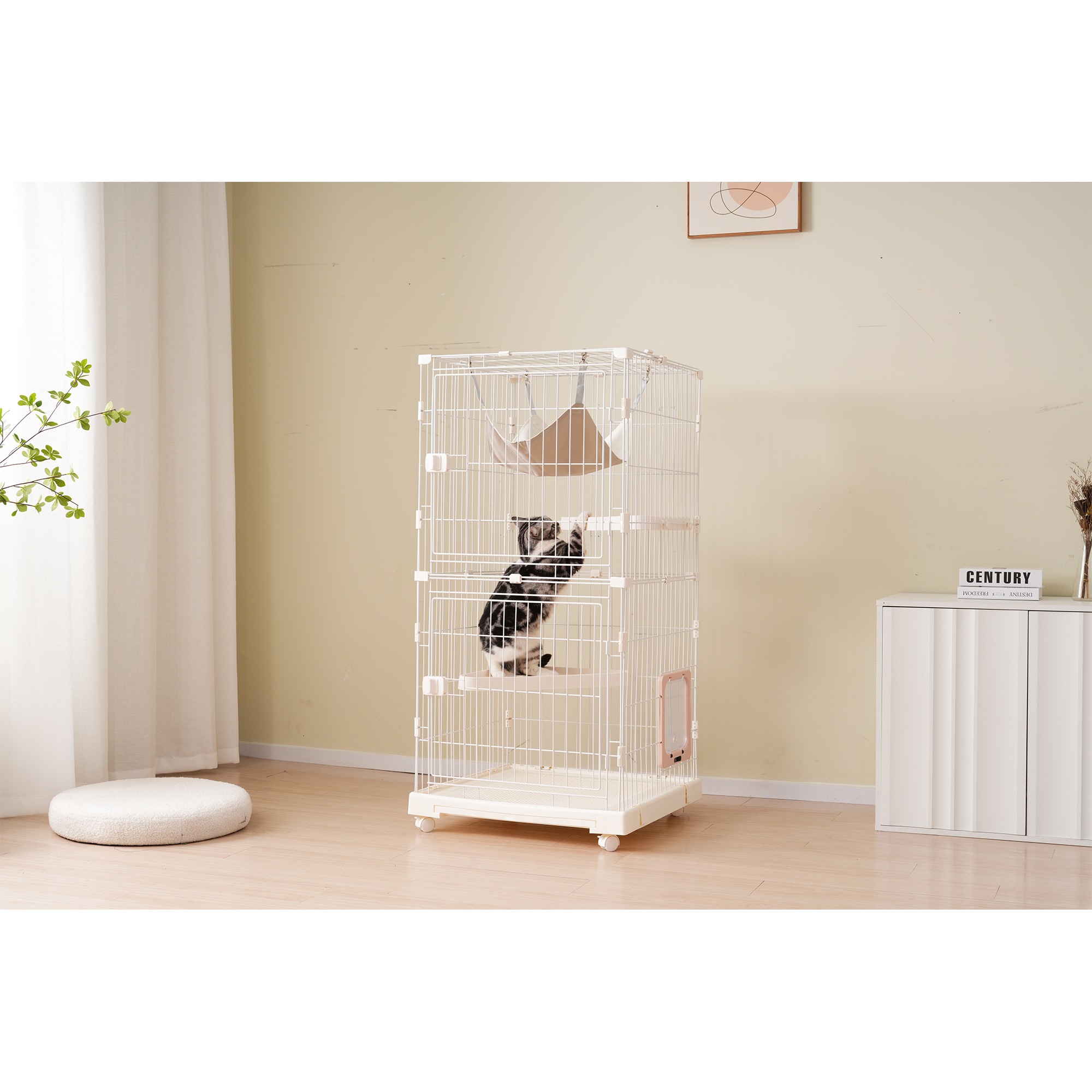 【安心保証】猫 掃除しやすいトレーケージ キャットケージ 2段 多頭飼い 引き出しトレー 自由組み合わせ 猫ドア キャットハウス ペット ゲージ 猫 ゲージ 大型 キャスター付き ハンモックネコ ハウ 【安心保証】猫 掃除しやすいトレーケージ キャットケージ 2段 多頭飼い 引き出しトレー 自由組み合わせ 猫ドア キャットハウス ペット ゲージ 猫 ゲージ 大型 キャスター付き ハンモックネコ ハウ