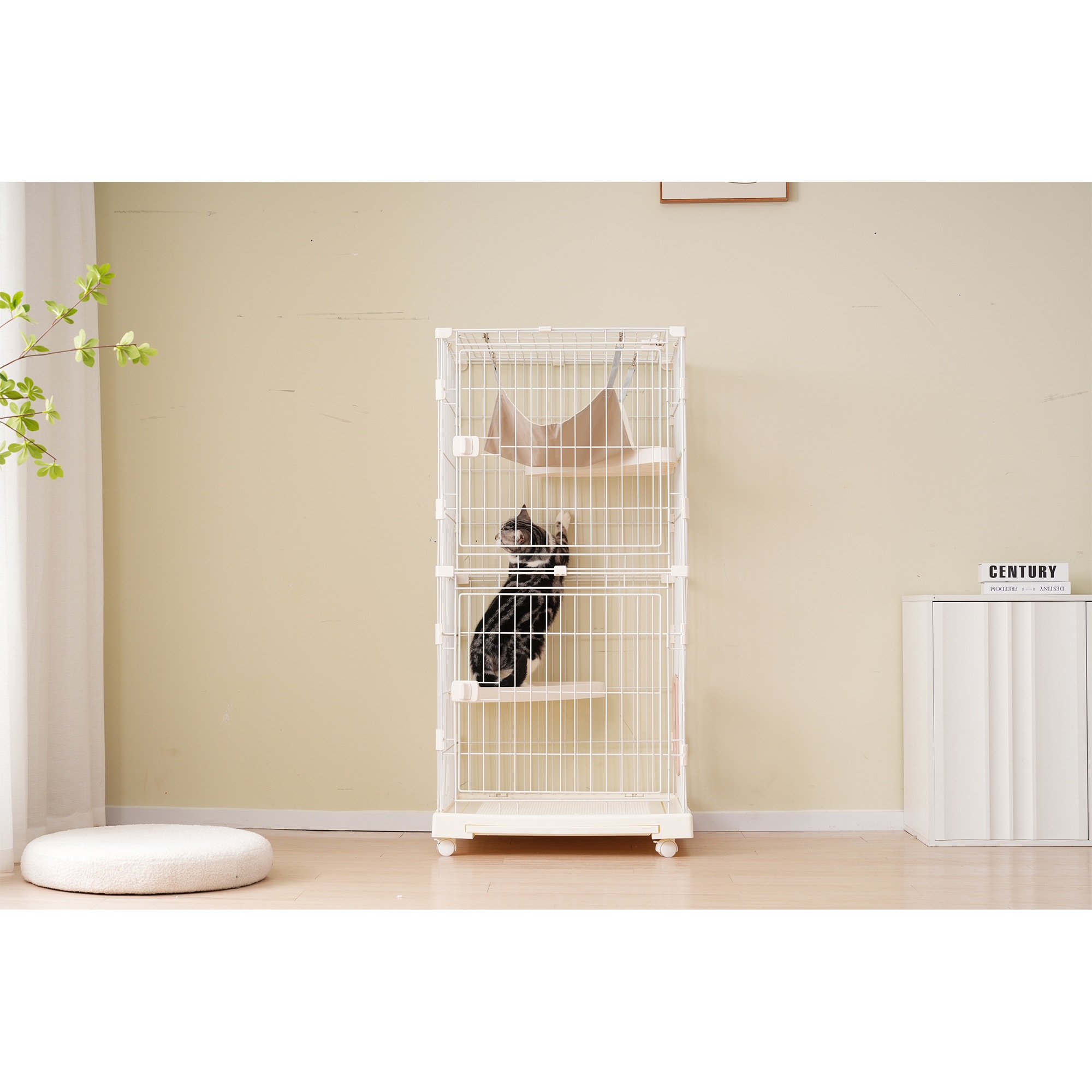 【安心保証】猫 掃除しやすいトレーケージ キャットケージ 2段 多頭飼い 引き出しトレー 自由組み合わせ 猫ドア キャットハウス ペット ゲージ 猫 ゲージ 大型 キャスター付き ハンモックネコ ハウ 【安心保証】猫 掃除しやすいトレーケージ キャットケージ 2段 多頭飼い 引き出しトレー 自由組み合わせ 猫ドア キャットハウス ペット ゲージ 猫 ゲージ 大型 キャスター付き ハンモックネコ ハウ