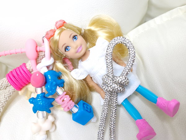 バービーチャームバービーキーホルダー マテル社ドール使用 バッグ