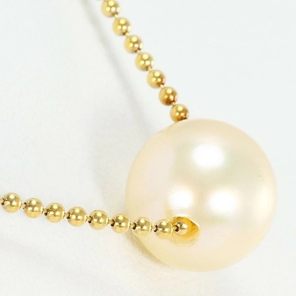 K18 18金 YG イエローゴールド ネックレス パール(真珠) 約40cm ジュエリー 中古 K18 18金 YG イエローゴールド ネックレス パール(真珠) 約40cm ジュエリー 中古