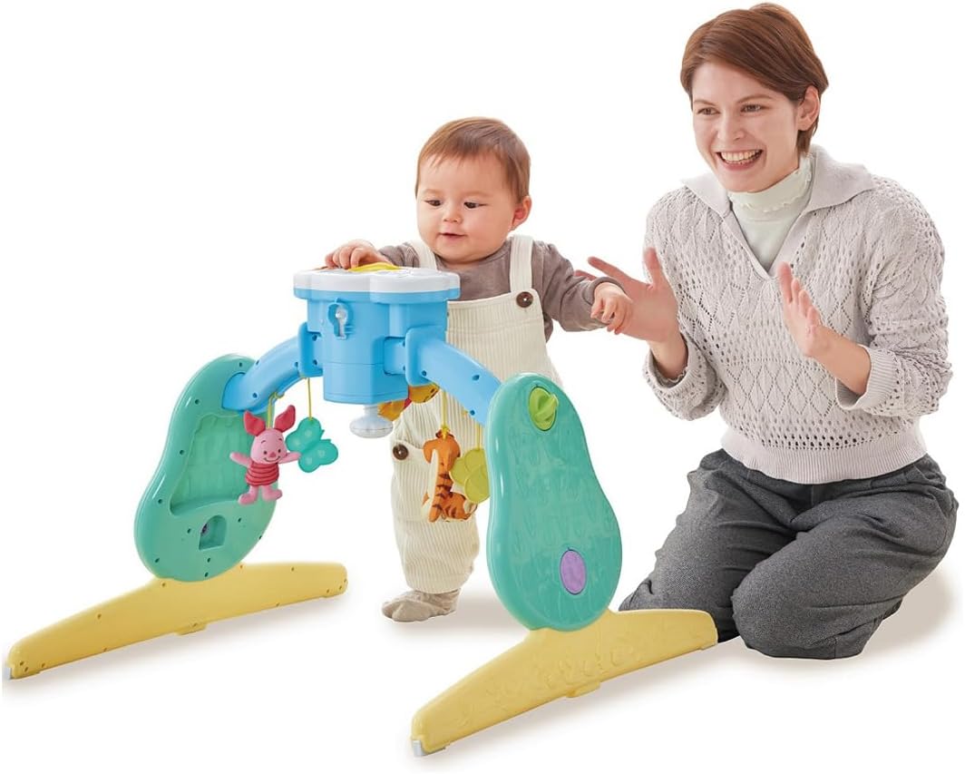 【2025年モデル】タカラトミー(TAKARA TOMY) ディズニー えらべる回転 6WAYジムにへんしんメリー プラス くまのプーさん