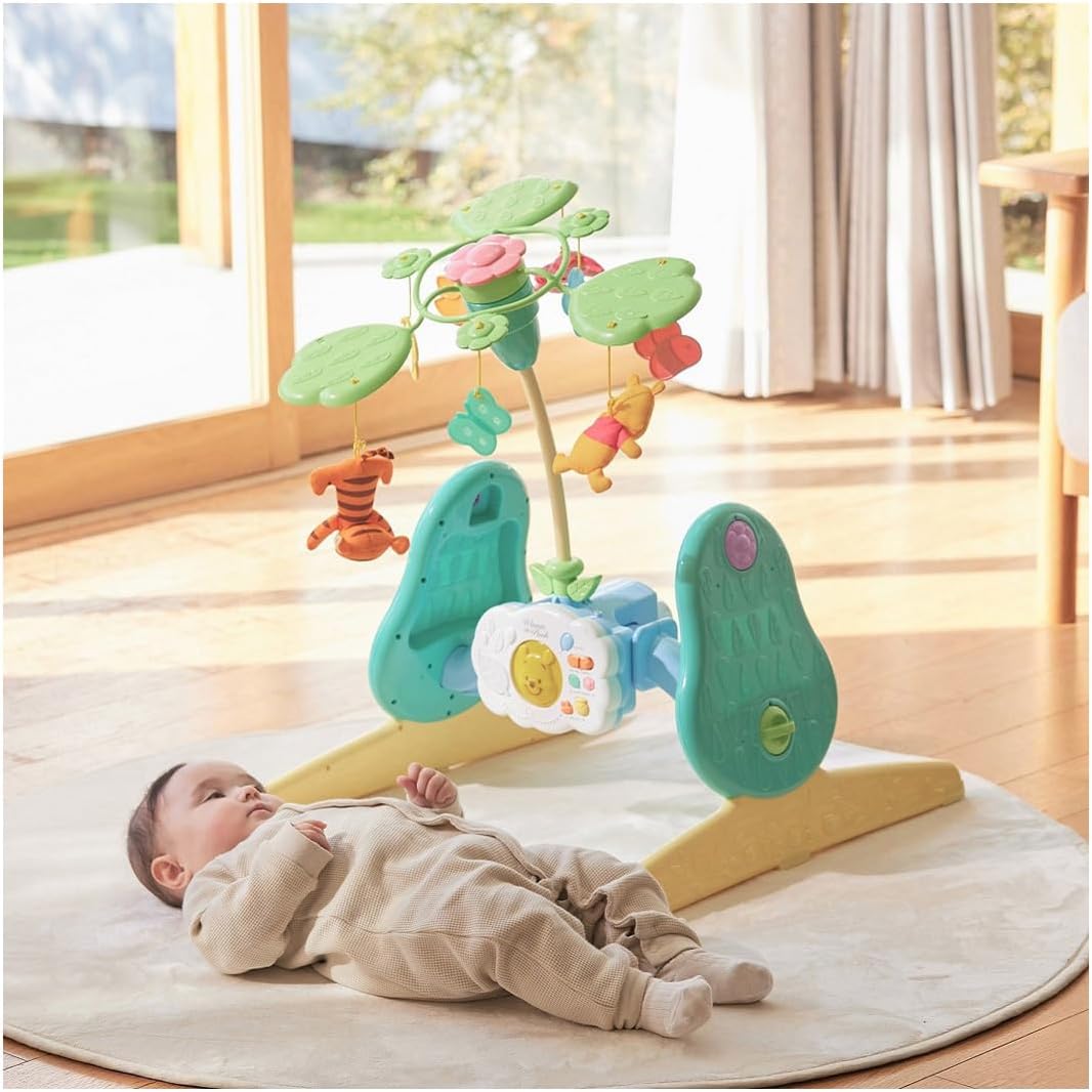 【2025年モデル】タカラトミー(TAKARA TOMY) ディズニー えらべる回転 6WAYジムにへんしんメリー プラス くまのプーさん