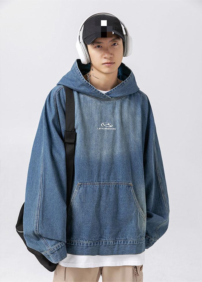 デニム パーカー プルオーバー メンズ レディース スウェット 長袖 ビッグシルエット オーバーサイズ プルオーバーパーカー 韓国 ファッション アメカジ 春 秋 冬 男女兼用 ペア カップル 普段着 デニム パーカー プルオーバー メンズ レディース スウェット 長袖 ビッグシルエット オーバーサイズ プルオーバーパーカー 韓国 ファッション アメカジ 春 秋 冬 男女兼用 ペア カップル 普段着