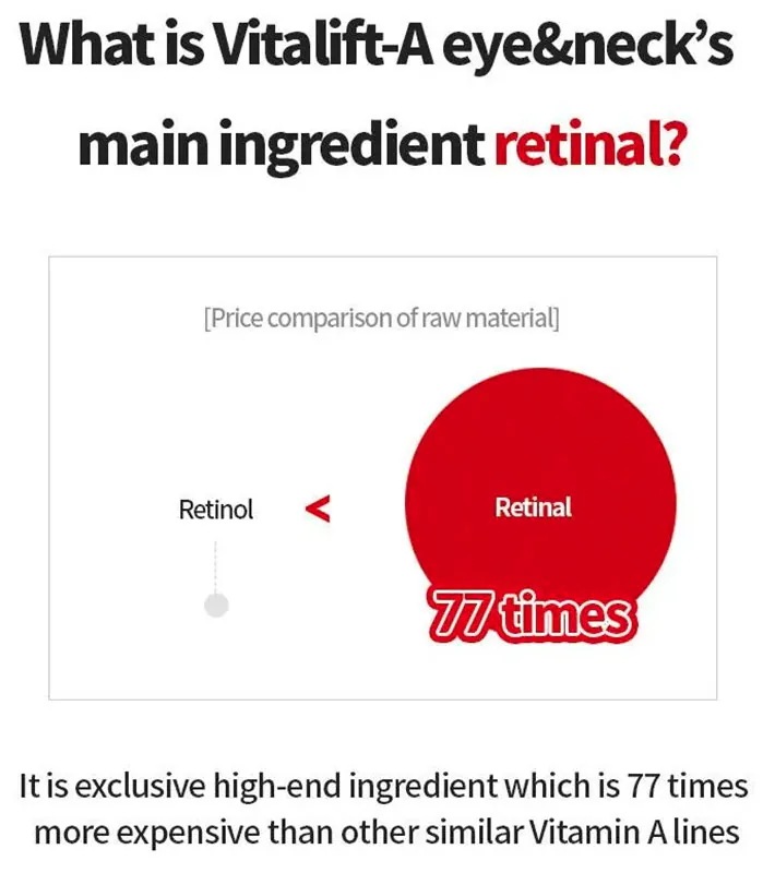 [1+1] ビタリフト A アイ＆ネッククリーム 20g
