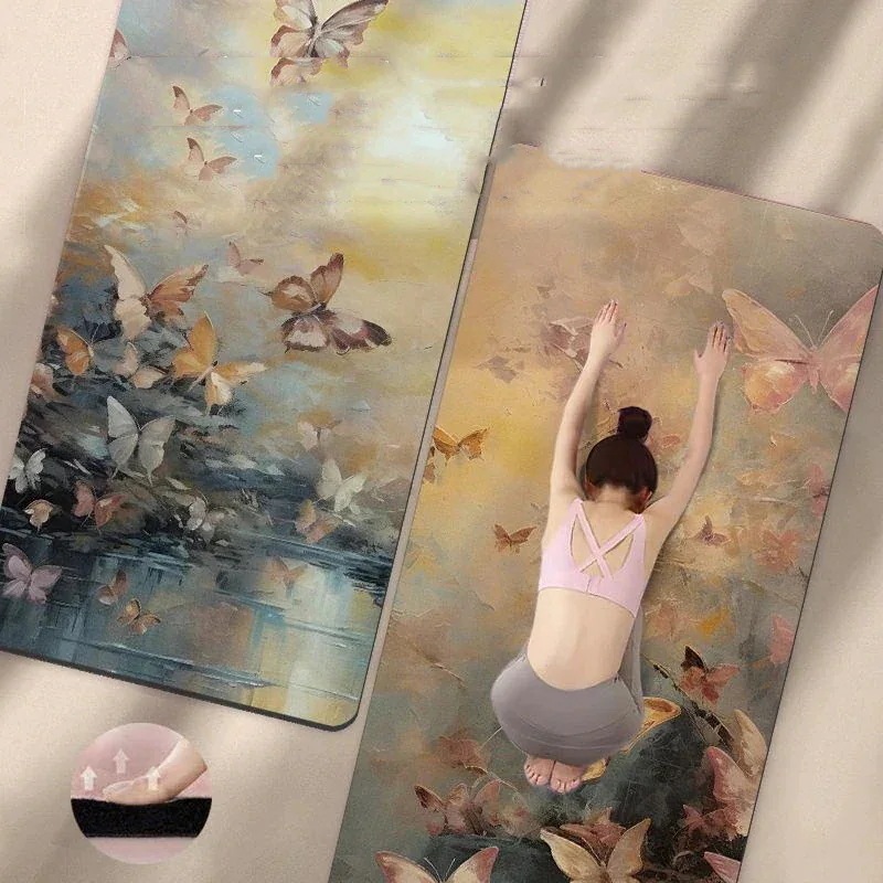 レディース 専用 ショック吸収 油絵 フィットネスマット 幅を広げ 厚手 延長し ファッション 運動 ヨガマット レディース 専用 ショック吸収 油絵 フィットネスマット 幅を広げ 厚手 延長し ファッション 運動 ヨガマット