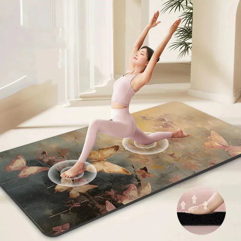 レディース 専用 ショック吸収 油絵 フィットネスマット 幅を広げ 厚手 延長し ファッション 運動 ヨガマット レディース 専用 ショック吸収 油絵 フィットネスマット 幅を広げ 厚手 延長し ファッション 運動 ヨガマット