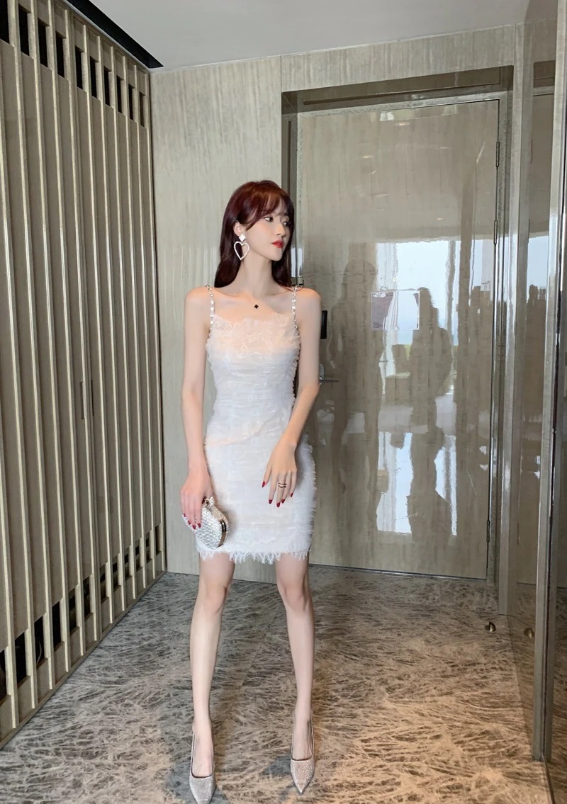 JY上品 キャミワンピース ショート丈 セクシー レース ドレス パーティードレス着痩せ 大人 お呼ばれ 同窓会 披露宴 卒業式 結婚式 ウェディング 二次会 成人式