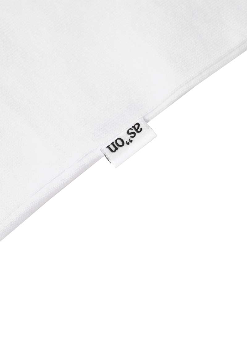 [as on] HOLIDAY OVERFIT T-SHIRT 2色 新商品 韓国人気 男女共用 肝節期 日常服 デイリー ストリートファッション