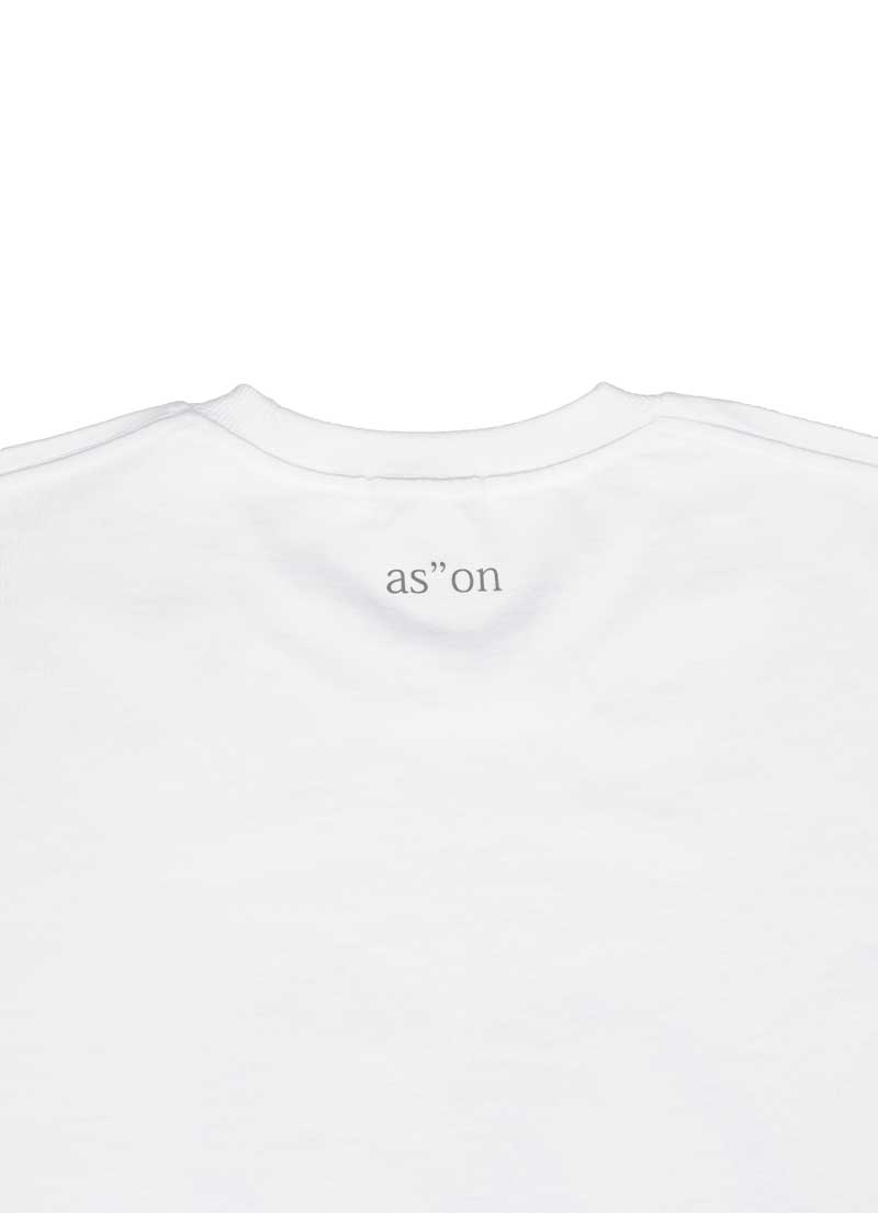 [as on] HOLIDAY OVERFIT T-SHIRT 2色 新商品 韓国人気 男女共用 肝節期 日常服 デイリー ストリートファッション