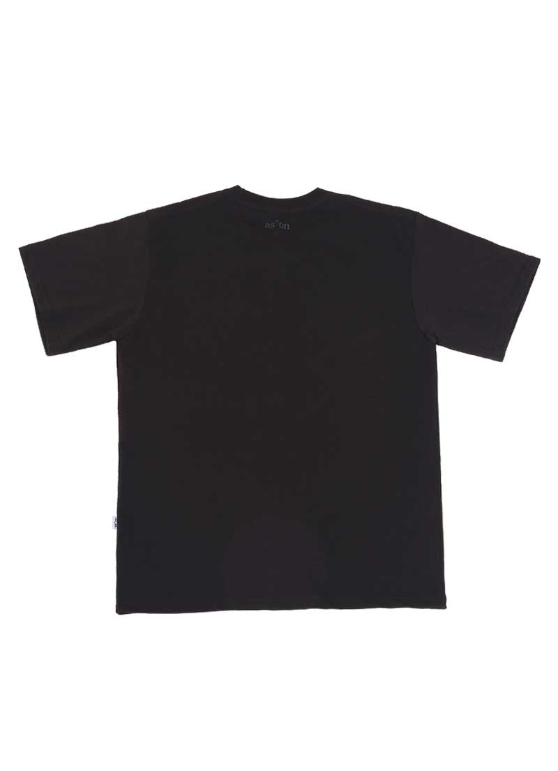 [as on] HOLIDAY OVERFIT T-SHIRT 2色 新商品 韓国人気 男女共用 肝節期 日常服 デイリー ストリートファッション