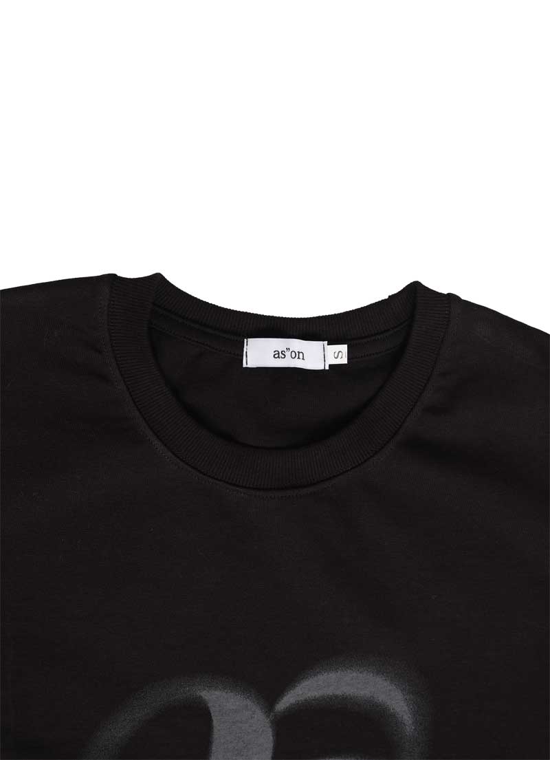 [as on] HOLIDAY OVERFIT T-SHIRT 2色 新商品 韓国人気 男女共用 肝節期 日常服 デイリー ストリートファッション