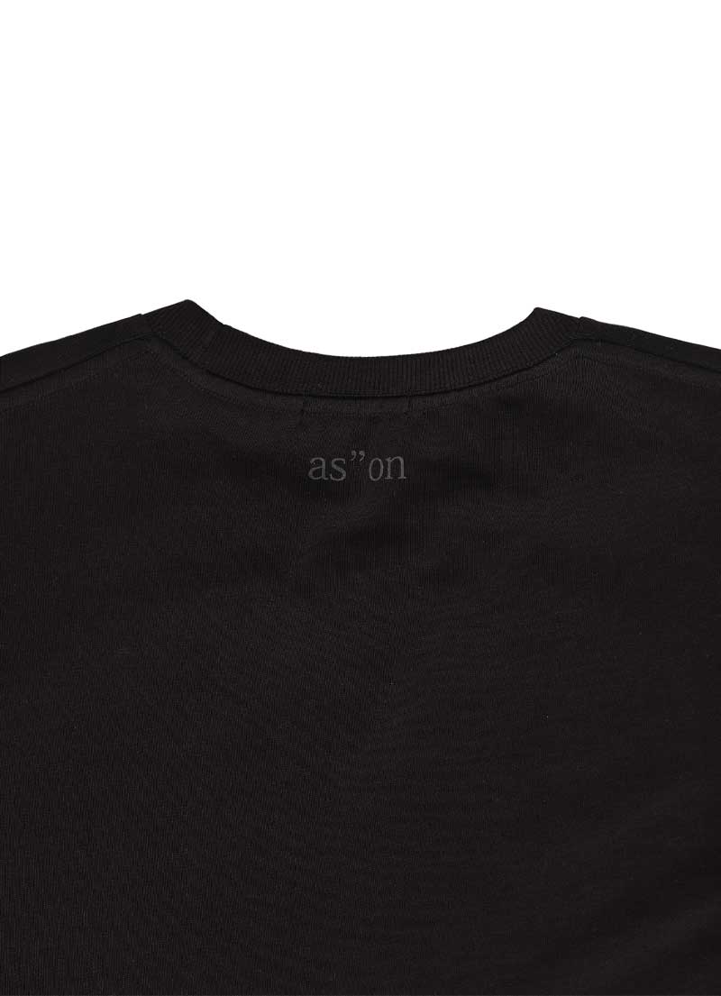 [as on] HOLIDAY OVERFIT T-SHIRT 2色 新商品 韓国人気 男女共用 肝節期 日常服 デイリー ストリートファッション