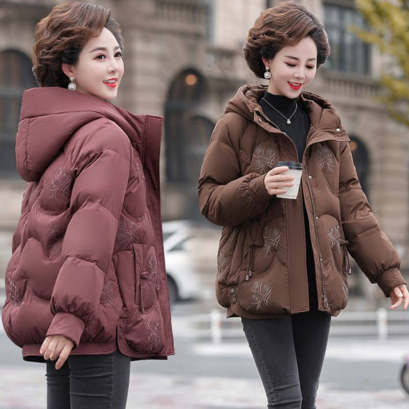 レディース防寒ジャケット レディース 花 花柄 刺繍 コットンジャケット フード付き 中綿 綿服 長袖 婦人 シニア お年寄り 中高年 母の日 ギフト 50-70代 冬 コート 用 おしゃれ 潮流 着 レディース防寒ジャケット レディース 花 花柄 刺繍 コットンジャケット フード付き 中綿 綿服 長袖 婦人 シニア お年寄り 中高年 母の日 ギフト 50-70代 冬 コート 用 おしゃれ 潮流 着