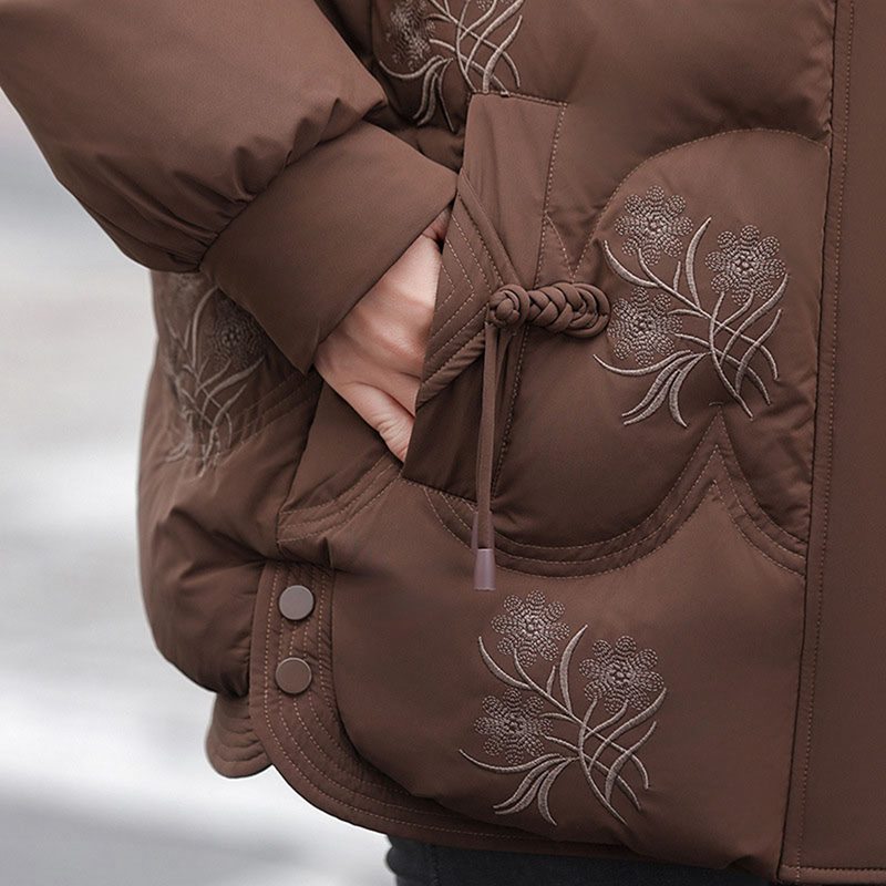 レディース防寒ジャケット レディース 花 花柄 刺繍 コットンジャケット フード付き 中綿 綿服 長袖 婦人 シニア お年寄り 中高年 母の日 ギフト 50-70代 冬 コート 用 おしゃれ 潮流 着 レディース防寒ジャケット レディース 花 花柄 刺繍 コットンジャケット フード付き 中綿 綿服 長袖 婦人 シニア お年寄り 中高年 母の日 ギフト 50-70代 冬 コート 用 おしゃれ 潮流 着