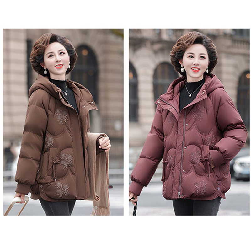 レディース防寒ジャケット レディース 花 花柄 刺繍 コットンジャケット フード付き 中綿 綿服 長袖 婦人 シニア お年寄り 中高年 母の日 ギフト 50-70代 冬 コート 用 おしゃれ 潮流 着 レディース防寒ジャケット レディース 花 花柄 刺繍 コットンジャケット フード付き 中綿 綿服 長袖 婦人 シニア お年寄り 中高年 母の日 ギフト 50-70代 冬 コート 用 おしゃれ 潮流 着