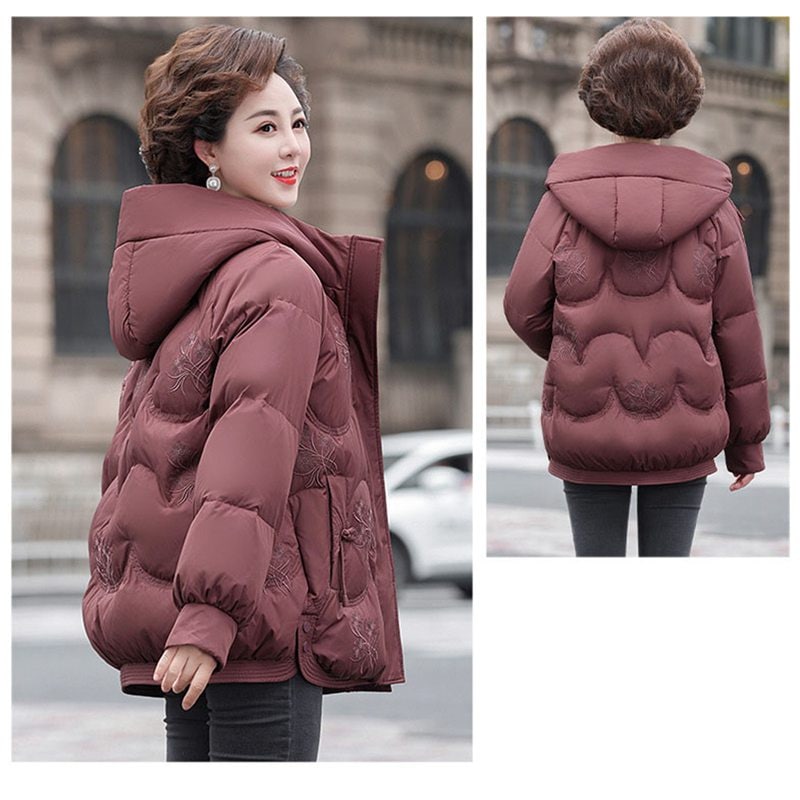 レディース防寒ジャケット レディース 花 花柄 刺繍 コットンジャケット フード付き 中綿 綿服 長袖 婦人 シニア お年寄り 中高年 母の日 ギフト 50-70代 冬 コート 用 おしゃれ 潮流 着 レディース防寒ジャケット レディース 花 花柄 刺繍 コットンジャケット フード付き 中綿 綿服 長袖 婦人 シニア お年寄り 中高年 母の日 ギフト 50-70代 冬 コート 用 おしゃれ 潮流 着