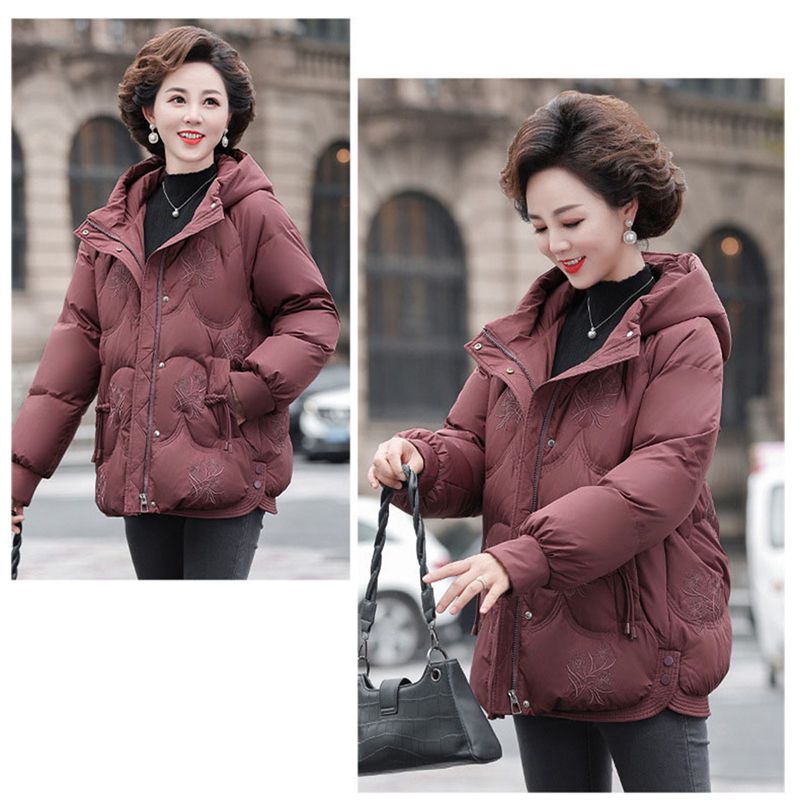 レディース防寒ジャケット レディース 花 花柄 刺繍 コットンジャケット フード付き 中綿 綿服 長袖 婦人 シニア お年寄り 中高年 母の日 ギフト 50-70代 冬 コート 用 おしゃれ 潮流 着 レディース防寒ジャケット レディース 花 花柄 刺繍 コットンジャケット フード付き 中綿 綿服 長袖 婦人 シニア お年寄り 中高年 母の日 ギフト 50-70代 冬 コート 用 おしゃれ 潮流 着