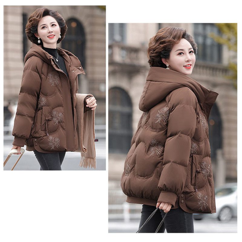 レディース防寒ジャケット レディース 花 花柄 刺繍 コットンジャケット フード付き 中綿 綿服 長袖 婦人 シニア お年寄り 中高年 母の日 ギフト 50-70代 冬 コート 用 おしゃれ 潮流 着 レディース防寒ジャケット レディース 花 花柄 刺繍 コットンジャケット フード付き 中綿 綿服 長袖 婦人 シニア お年寄り 中高年 母の日 ギフト 50-70代 冬 コート 用 おしゃれ 潮流 着