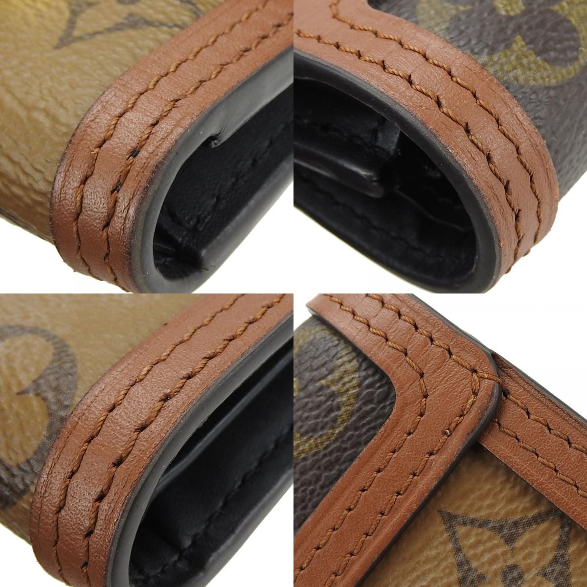 中古 三つ折り財布 ポルトフォイユドーフィーヌ コンパクト M68725 モノグラムキャンバス モノグラムリバース ブラウン ゴールド金具 ロゴ レディース 女性 中古 三つ折り財布 ポルトフォイユドーフィーヌ コンパクト M68725 モノグラムキャンバス モノグラムリバース ブラウン ゴールド金具 ロゴ レディース 女性