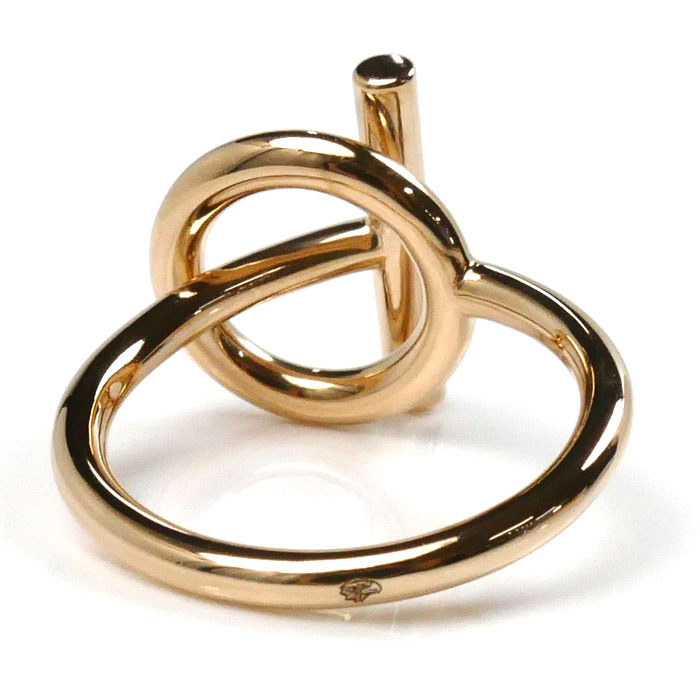 HERMES エルメス K18PG ピンクゴールド エシャペ PM リング・指輪 H219691B 00050 ダイヤモンド 10号 50 4.5g レディース 中古 美品 HERMES エルメス K18PG ピンクゴールド エシャペ PM リング・指輪 H219691B 00050 ダイヤモンド 10号 50 4.5g レディース 中古 美品